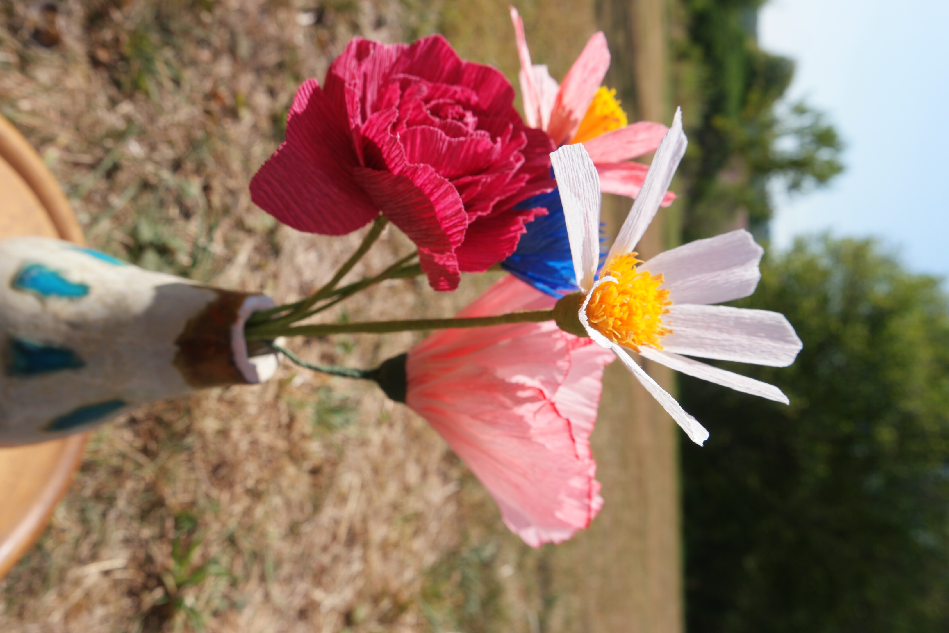 Fleurs en papier